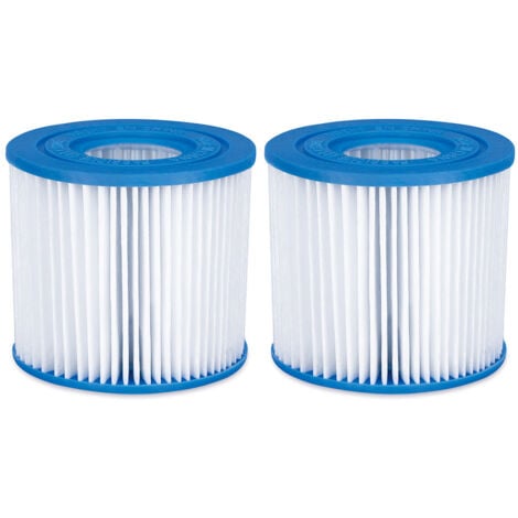 Lot de 2 cartouches filtres pour piscine modèle D