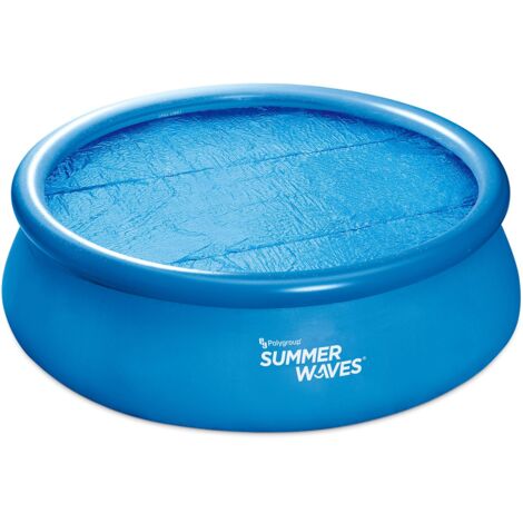 Bâche à bulles pour piscine ronde Summer-Waves Ø 3,66 m