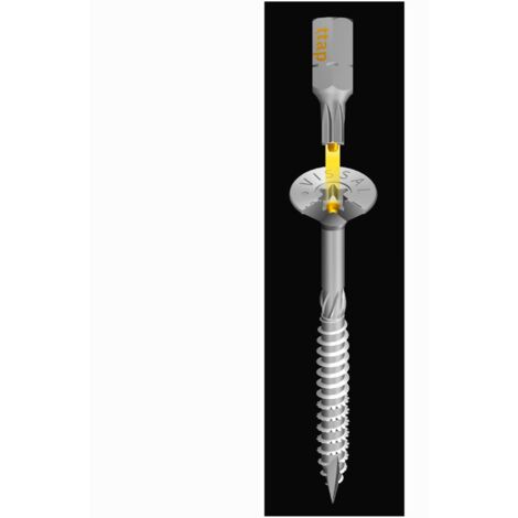 Vis spéciale bois VissalBois zinguée tête fraisée TX 4,0 x 40 mm (boite de 500 vis TX20)