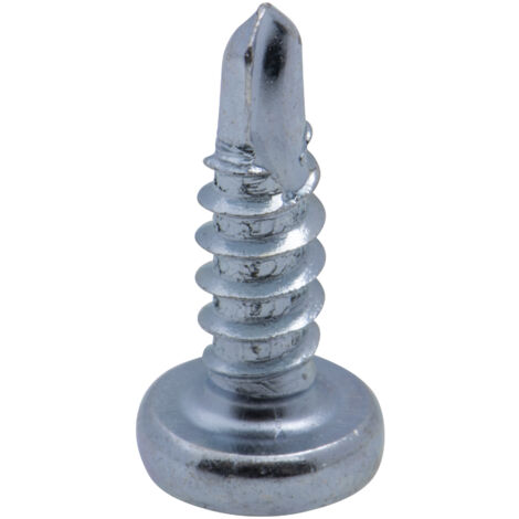 Vis autoperceuse zinguée tête fraisée PH 4,2x19 mm (lot de 21 vis)