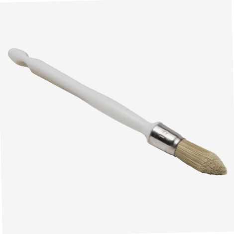 Pinceau rond manche en ABS blanc Savy 15mm