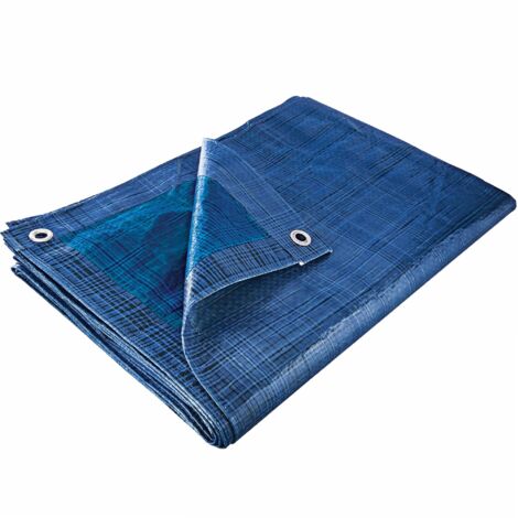 Bache De Couverture 6x10m Bleu 70 G M2