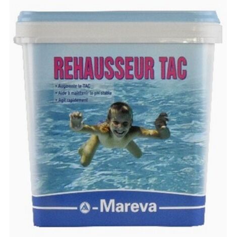 Mareva – Rehausseur de TAC 5kg – Poudre de bicarbonate de sodium – Augmente le TAC et stabilise le pH – Compatible avec tous les traitements