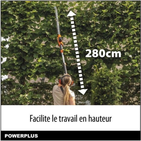 Taille-haie à batterie 40 volts lame 60 cm