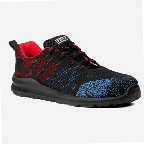 Chaussures de sécurité basses OTAVITE S1P - Noir/Rouge/Bleu 40