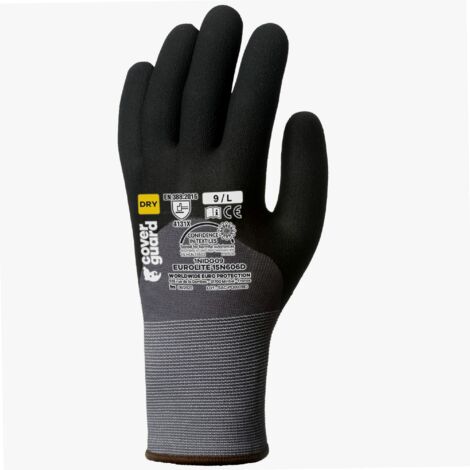 Gants de manutention noir T 9