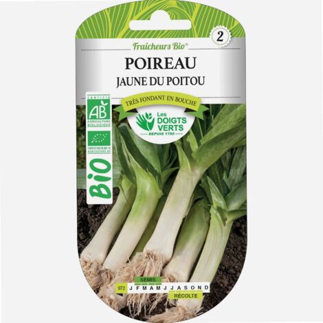 Graines poireau jaune du Poitou BIO Les Doigts Verts (1/2)