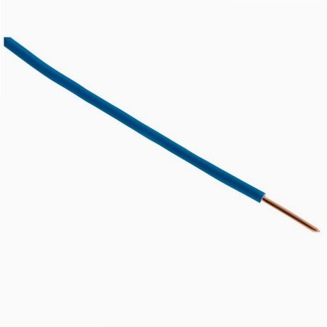 Câble d'alimentation électrique H07V-U 1,5mm² Bleu - 10m - Zenitech