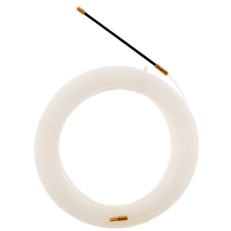 Zenitech – Tire-fil nylon 20m diamètre 3mm – Conduit flexible pour tirage rapide de câbles – Résistant à l'usure – Compatible avec câbles standards