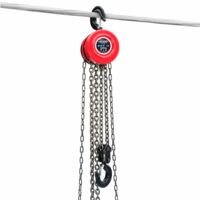 Autobest – Palan mécanique à chaîne 2T – Hauteur de levage 3 m – Crochet orientable – Linguet de sécurité – Pour charges lourdes