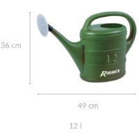 Arrosoir Home 728400 - Capacité 12 Litres - Pratique Et Recyclable - Fabriqué En Italie - 8