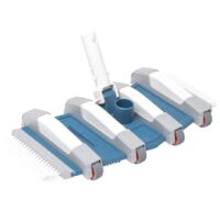Balai piscine flexible 8 roues 35 cm
