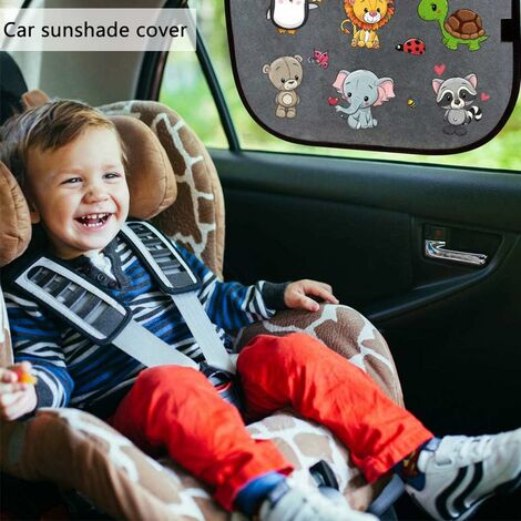 Kueatily Pare Soleil Voiture Bebe Enfant Protection Uv Adhesion Sans Ventouse Facile A Poser Pare Soleil Bebe Parsoleil Pour Voiture 2pcs