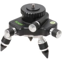 Huepar – Adaptateur de niveau laser 360° AT2 – Réglable avec filetage mâle 1/4"-20 – Ajustement de hauteur et angle – Compatible trépieds