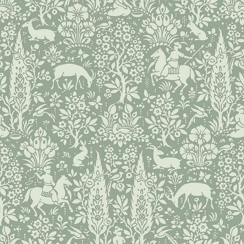 Floral wallpaper green 1020207  Discover Wallpaper Online