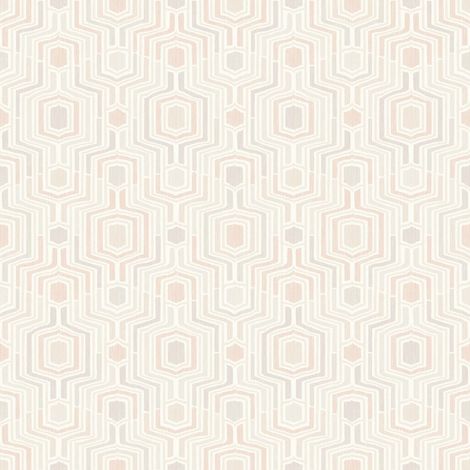 Pink 3D Geometric Wallpaper Embossed Taupe Grey White Metallic Grandeco Meso