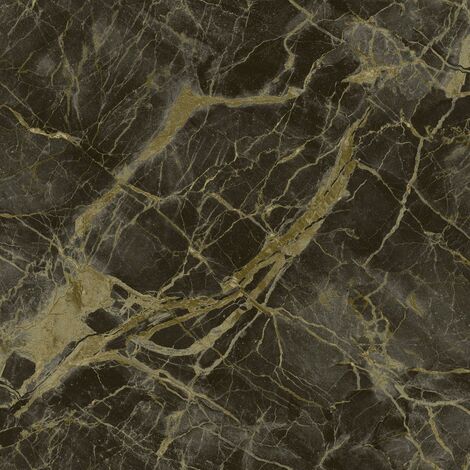 Holden Decor Portoro Marble Charcoal Gold Wallpaper Metallic Paste The Wall (1/4)