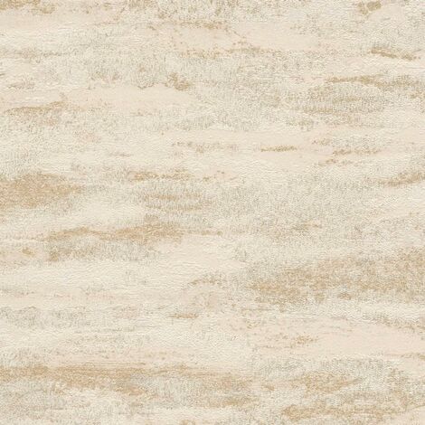 AS Creation Concrete Optics Cream Wallpaper Textured Metallic Paste The