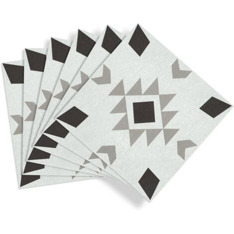 Ethno Style Floor Tiles Self Adhesive Vinyl Flooring Kitchen Bathroom 1m²
