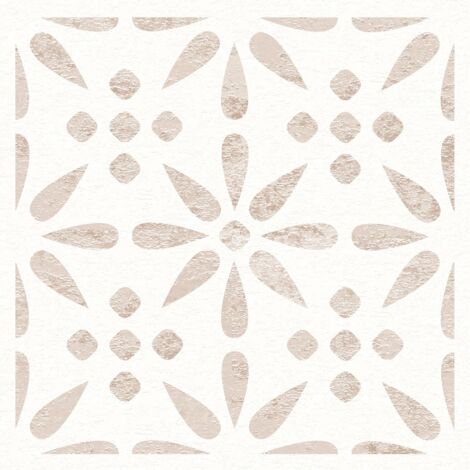 Vintage Flowers Floor Tiles Self Adhesive Vinyl Flooring Kitchen Bathroom 1m²