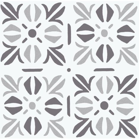 Cubia Pattern Floor Tiles Self Adhesive Vinyl Flooring Kitchen Bathroom 1m²