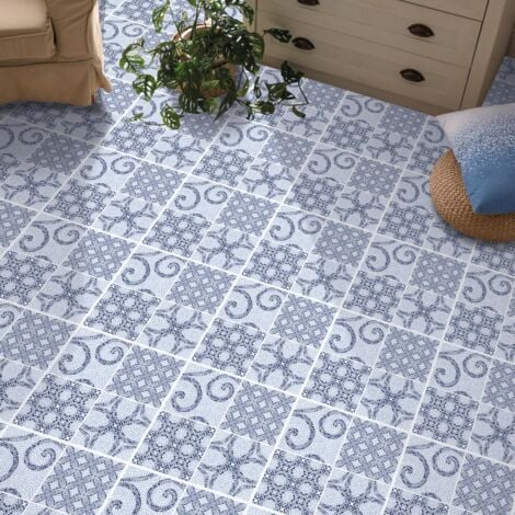 Roman Mosaic Floor Tiles Self Adhesive Vinyl Flooring Kitchen Bathroom 1m²