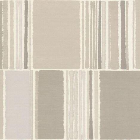 Rasch Contemporary Colour Blocks Grey Wallpaper Textured Paste The Wall ...