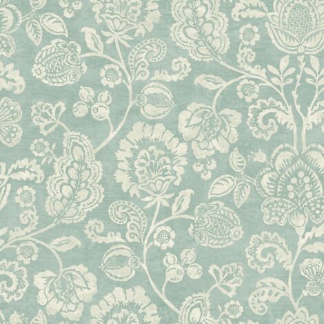 Arthouse Heritage Trail Sage Green Wallpaper Flowers Textured Feature Wall (1/4)