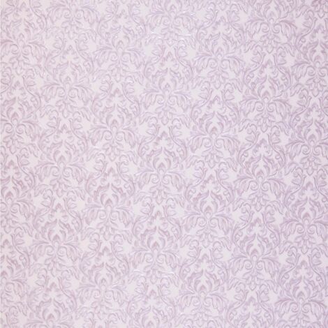 Design ID Pink Floral Damask Wallpaper Textured Classic Paste The Wall Vinyl