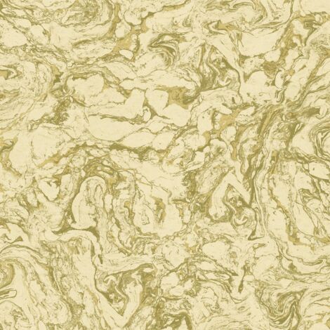 Wallquest Caspia Marble Gold Wallpaper Modern Contemporary Acrylic Coated (1/4)