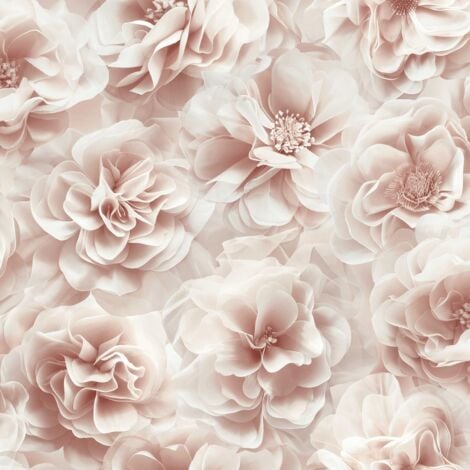 Rose gold floral wallpaper discount