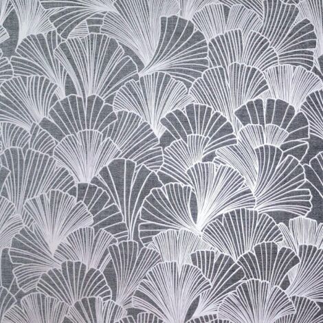 Arthouse Ginkgo Grey Silver Wallpaper Leaves Art Line Style Paste The Paper (1/4)