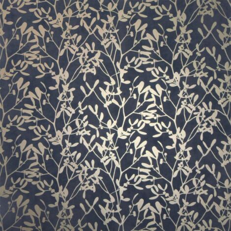 Arthouse Botanica Leaf Navy Gold Wallpaper Luxurious Paste The Paper Vinyl