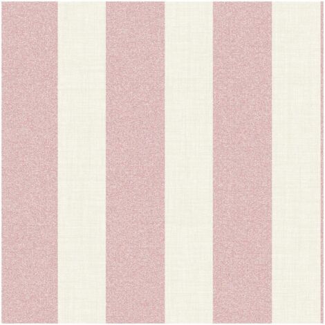 Fine Decor Textured Stripe Pink Wallpaper Paste The Paper Washable Stripes (1/4)
