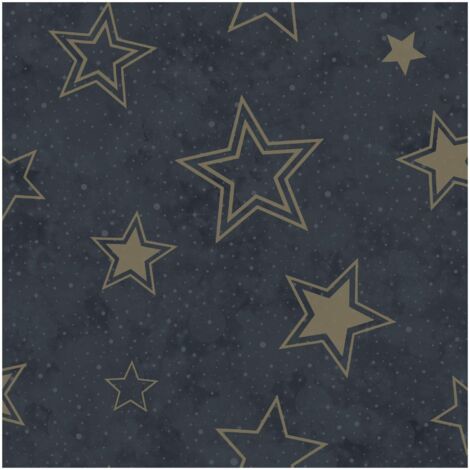 Holden Decor Midnight Blue Gold Wallpaper Washable Paste The Paper Kids (1/4)
