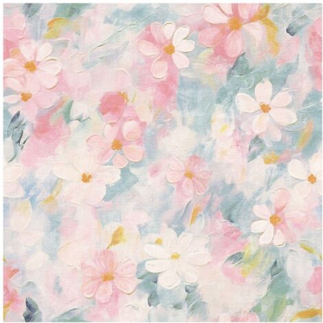 Arthouse Oil Paint Floral Pastel Colors Paste The Paper Washable Wallpaper (1/4)