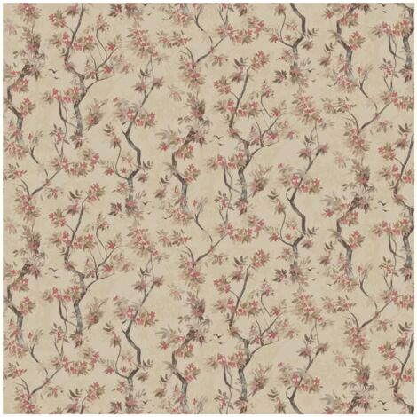 Holden Folia Raupe Red Vinyl Tree Blossom Wallpaper Modern Paste The Wall (1/4)