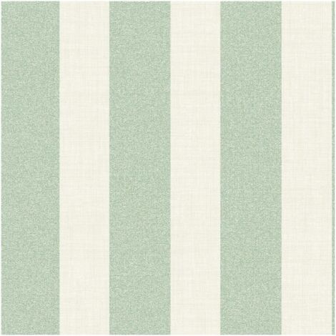 Fine Decor Textured Stripe Green Wallpaper Paste The Paper Washable Stripes