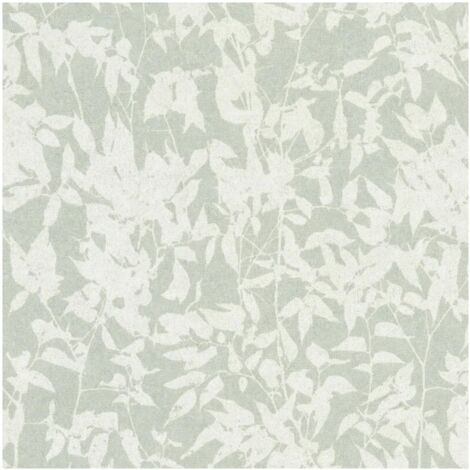 Erismann Botanical Leaf Wallpaper Sage Green White Branches Paste The Wall (1/4)