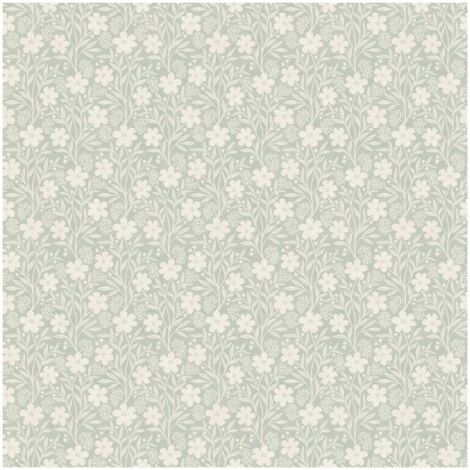 Arthouse Berry Floral Sage Wallpaper Washable Paste The Paper Bedroom (1/4)