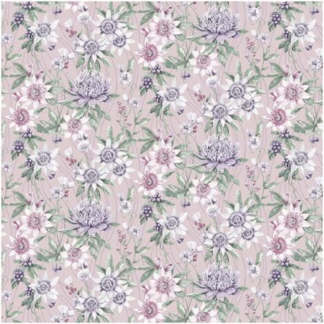 Holden Decor Passiflora Pink Premium Wallpaper Washable Paste The Wall Stripable (1/4)