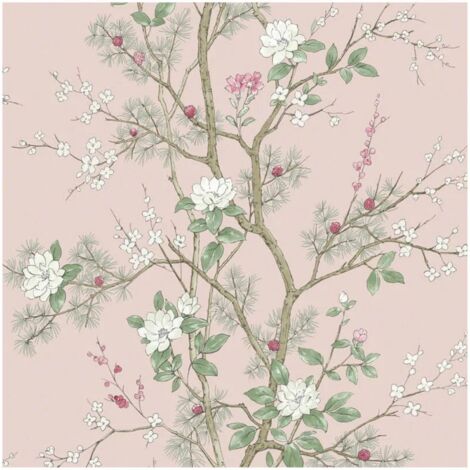 Belgravia Moda Designer Wallpaper Paste The Paper Bridget Floral Blush (1/4)