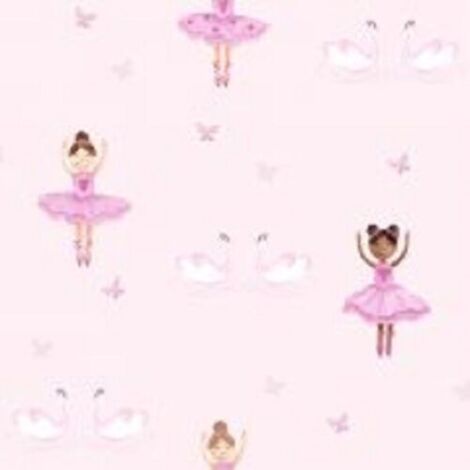 Ballerina Pink Wallpaper Holden Kids Children Wallpaper Butterfly Glitter