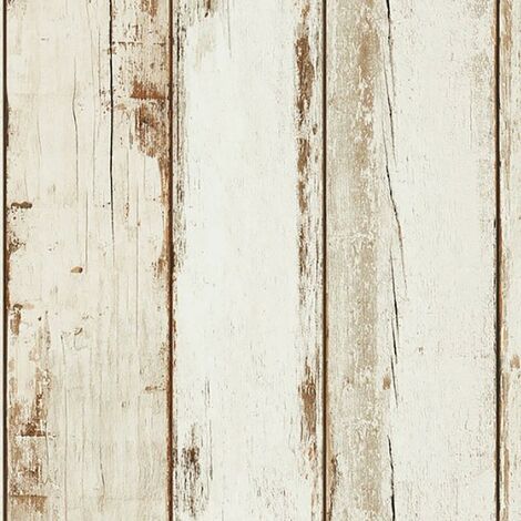 White Wood Effect Wallpaper AS Creation Rustic Panel Paste The Wall Vinyl