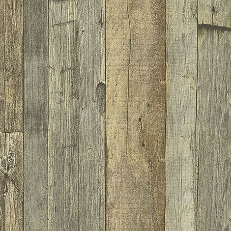 Wood Effect Wallpaper AS Creation Rustic Panel Paste The Wall Vinyl