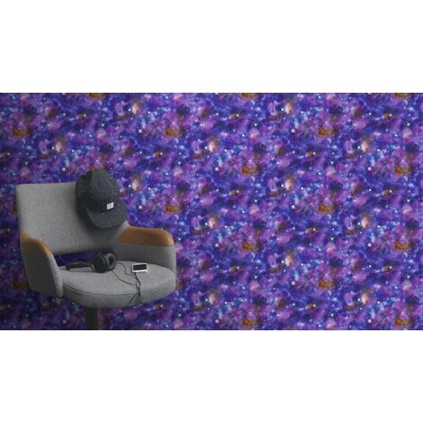 Rasch Wallpaper Nebula Purple 273205 Purple Wall Paper 273205
