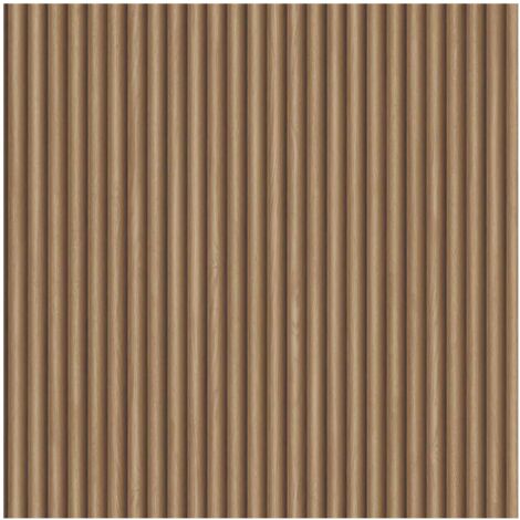 Ribbed Wood Effect Wallpaper Paste the Paper Washable Half Drop Match 10m x 53cm (1/4)