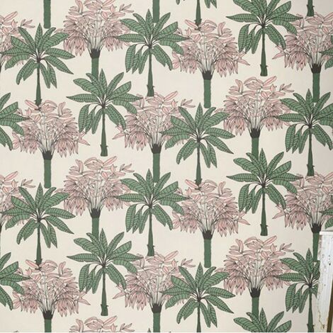 Rasch Club Botanique Palm Blush Pink Wallpaper Paste The Wall Contemporary