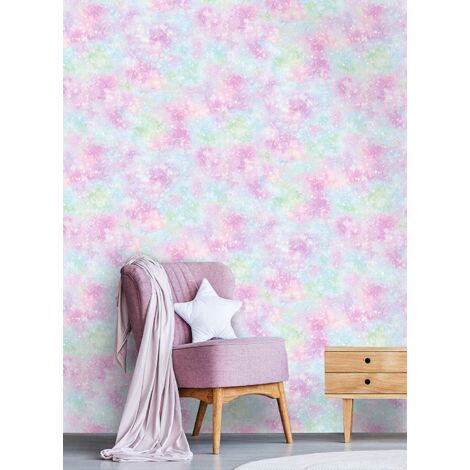Iridescent Texture Wallpaper Glitter Sparkly Luxury Multicoloured Holden Decor (1/4)