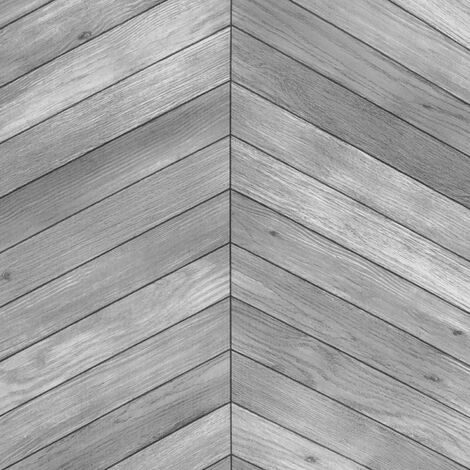 DC-Fix Chevron Grey Self Adhesive Wood ...